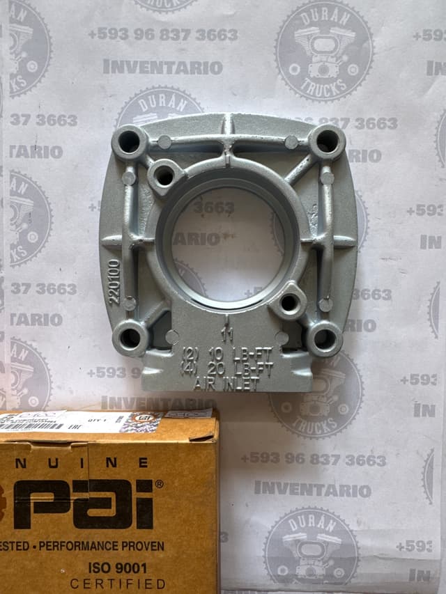 TAPA DE ALUMINIO DE COMPRESOR CUMMINS DE UN PISTON