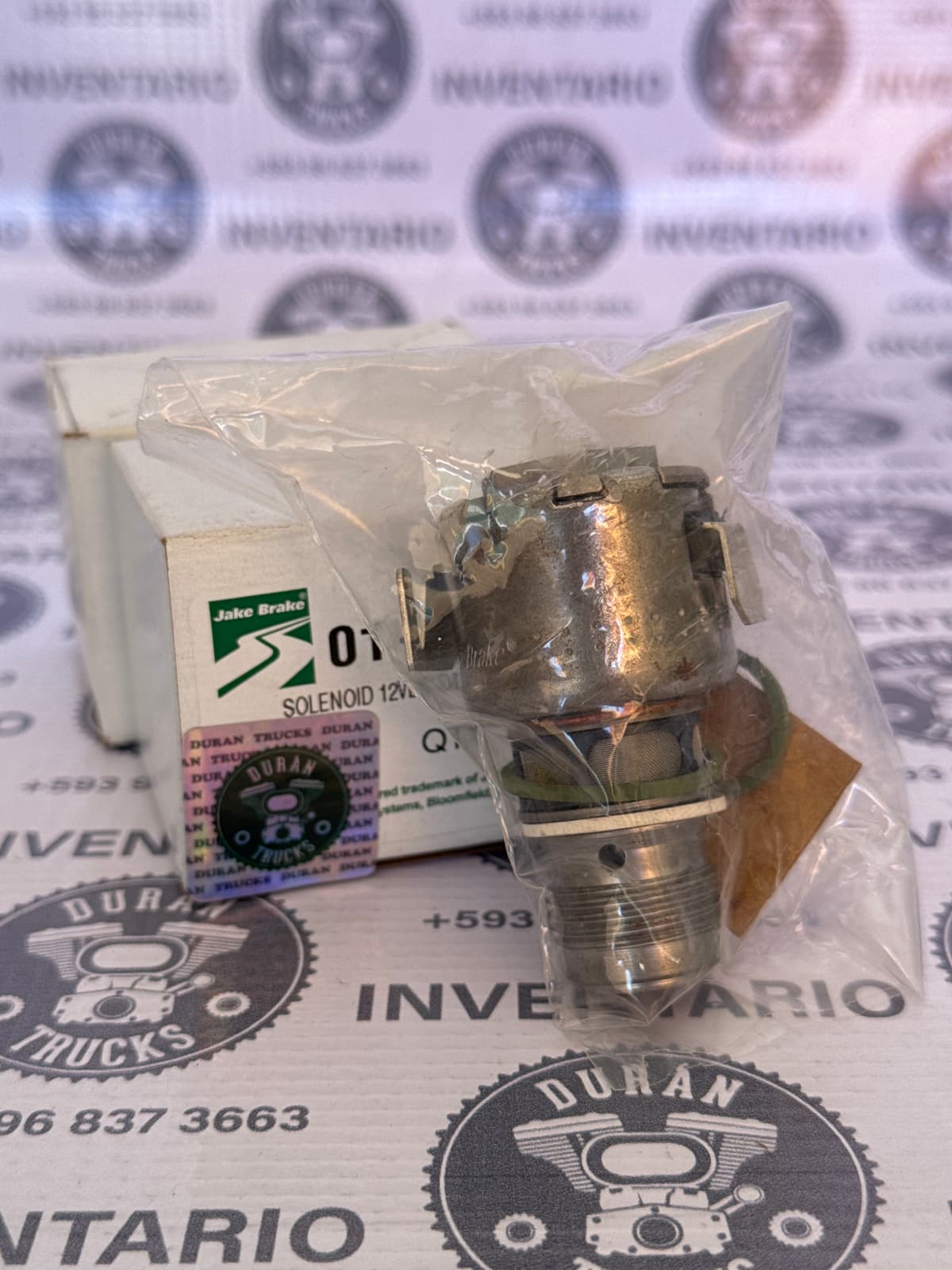 SELENOIDE DE FRENO DE MOTOR CUMMINS ISX 2 PUNTOS MODELO 129 INTERBRAKE