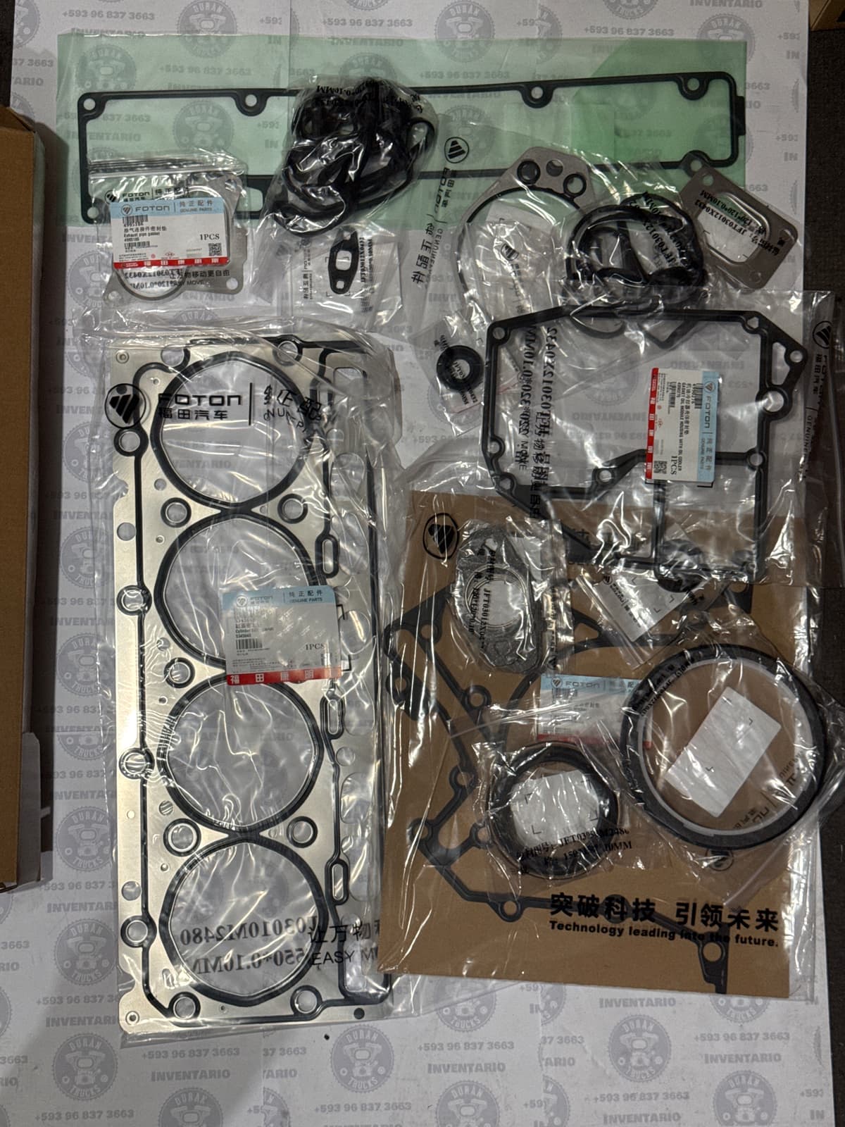 KIT DE EMPAQUETADURA COMPLETA MOTOR CUMMINS ISF3.8