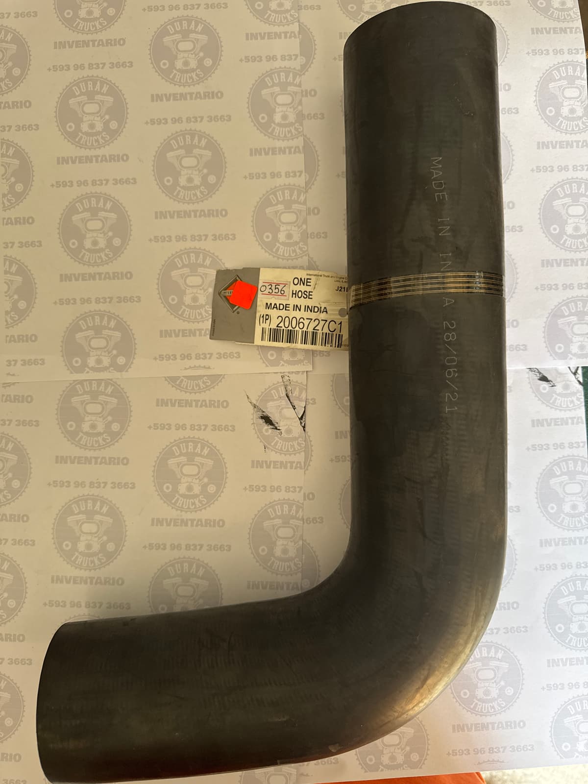 MANGUERA DEL INTERCOOLER INTERNACIONAL 4300-4700-4900