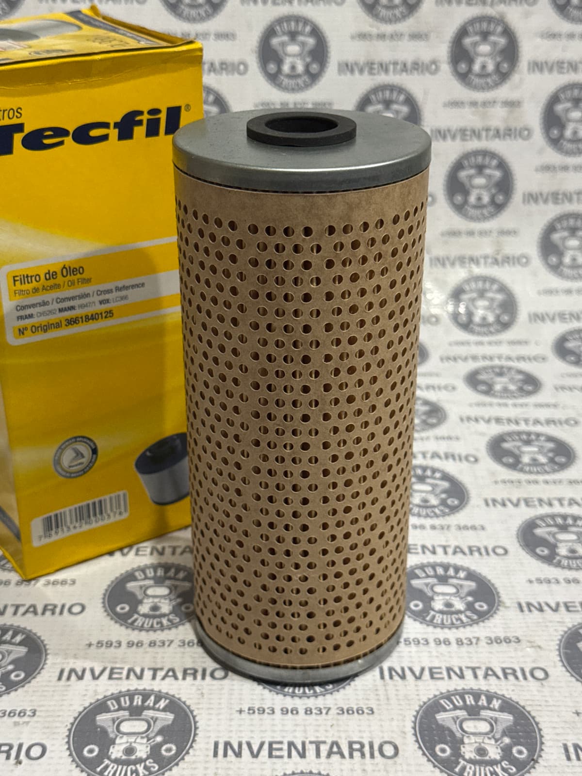 FILTRO DE ACEITE MERCEDES 1318 / 613 / 913 / TATA 407