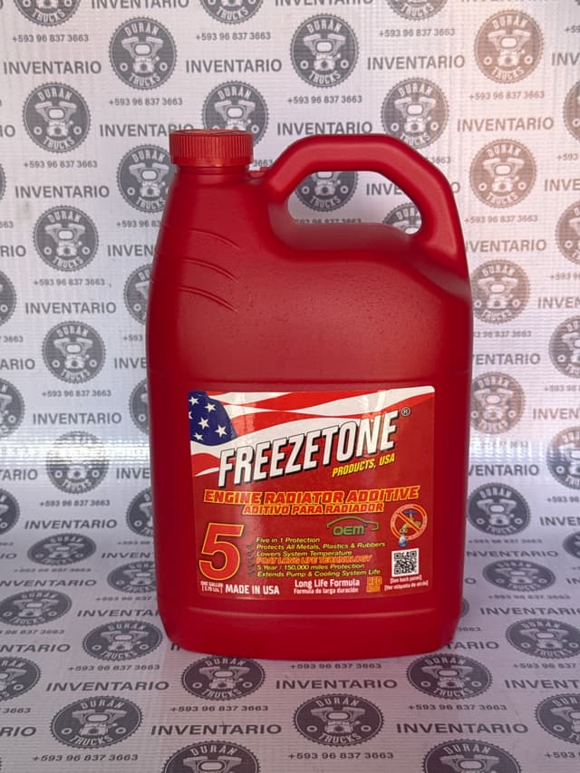 GALONES DE REFRIGERANTE ROJO