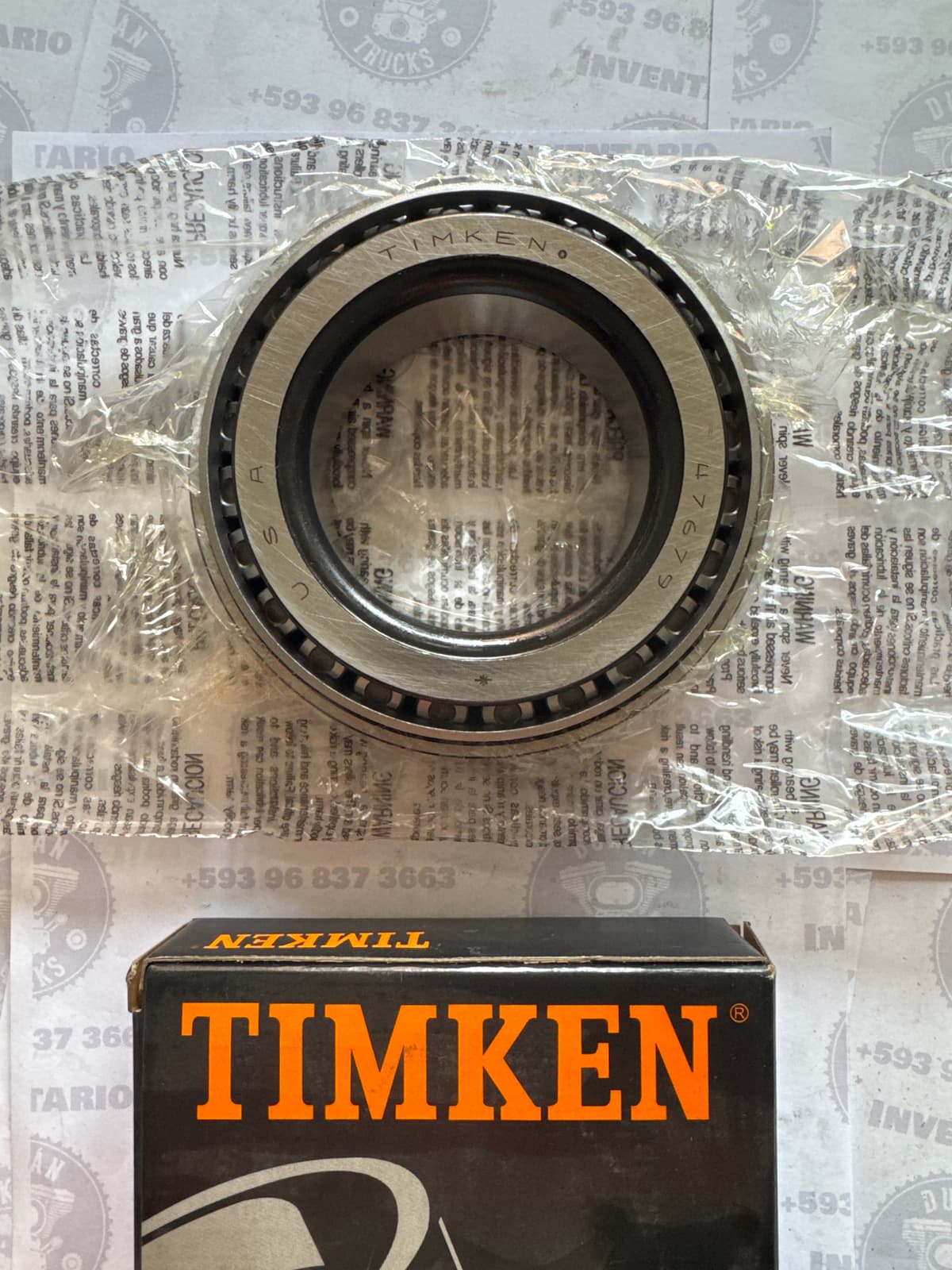 SET RODILLO 47620 Y PISTA 47679 rueda posterior mack