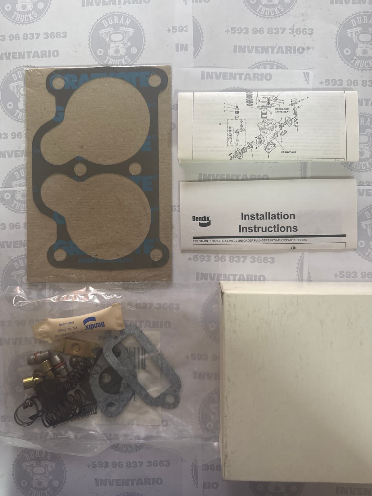 KIT DE EMPAQUES Y VALVULAS COMPRESOR TUFLO 501