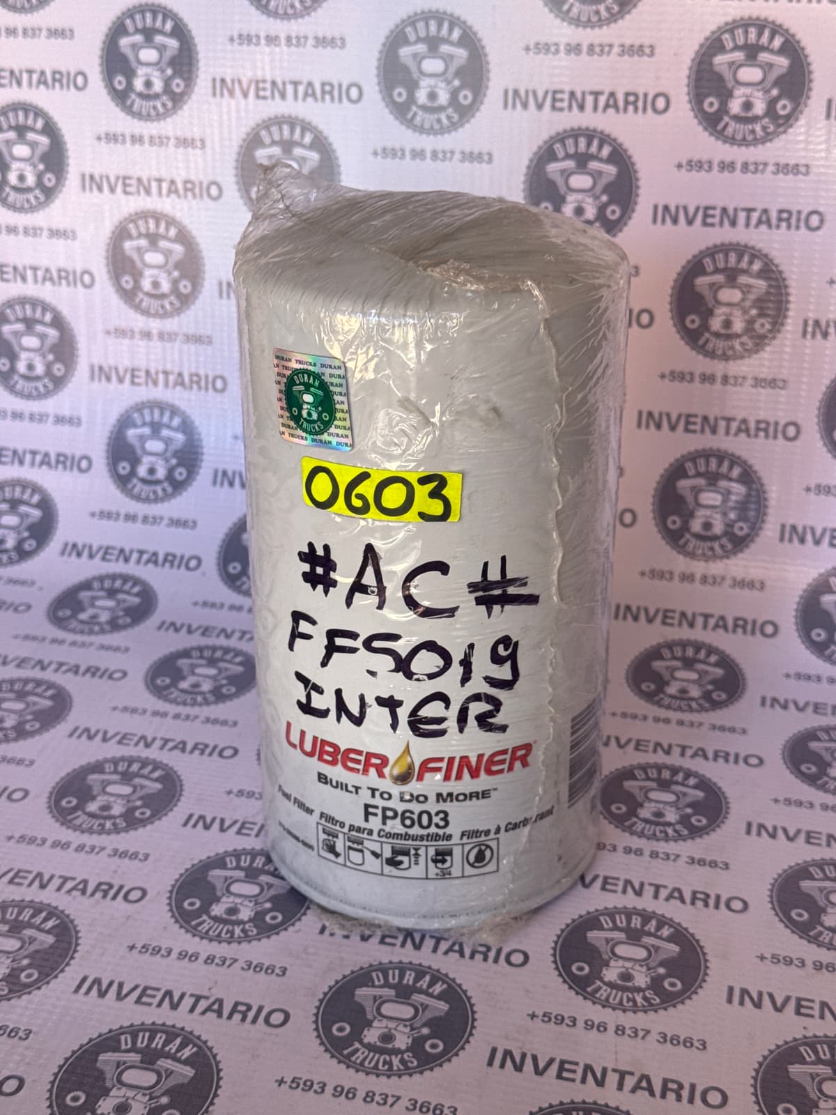 FILTRO DE COMBUSTIBLE DE INTERNATIONAL