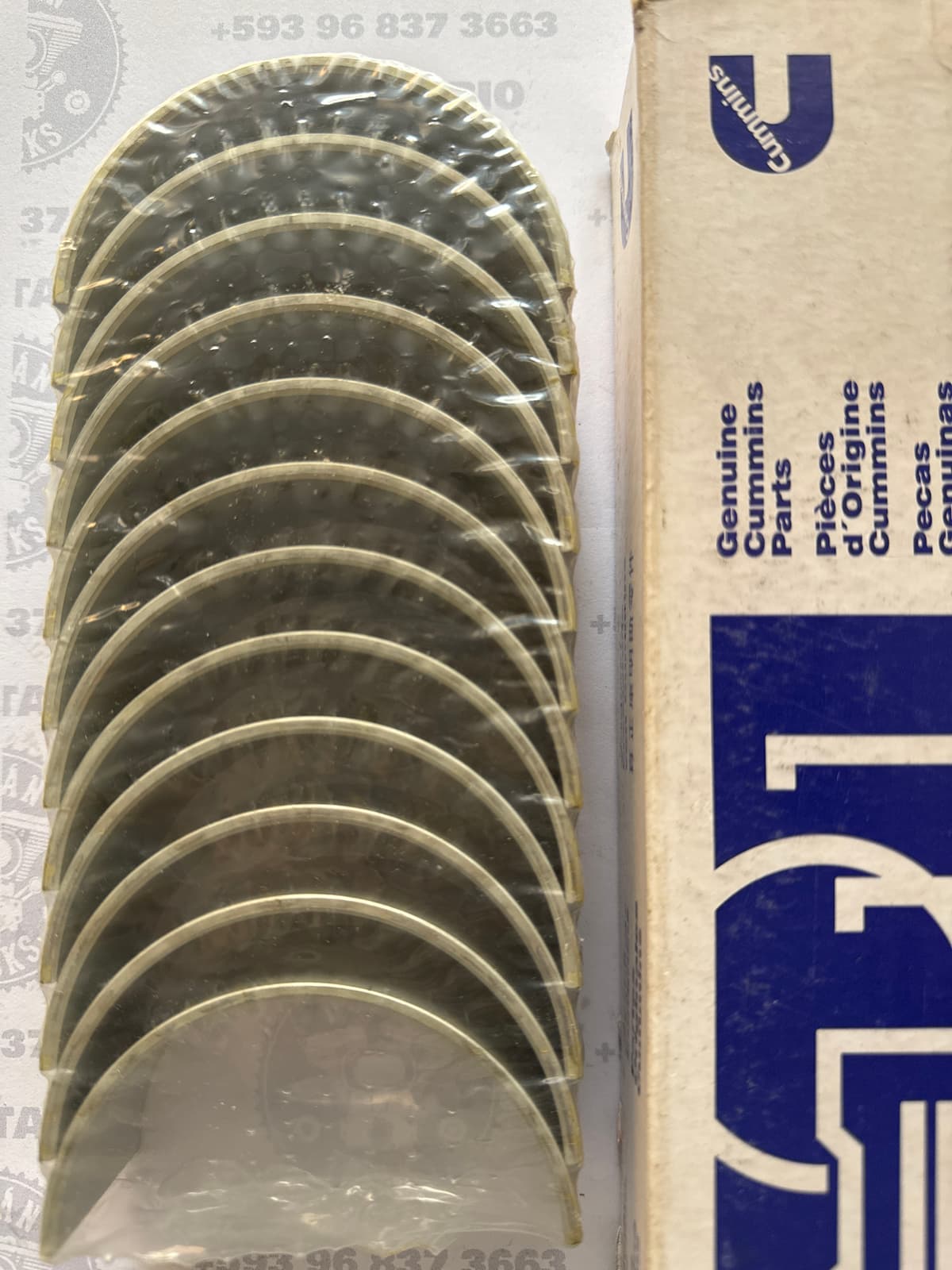 CHAPAS DE BIELA AL 0.20 MOTOR CUMMINS 6CT