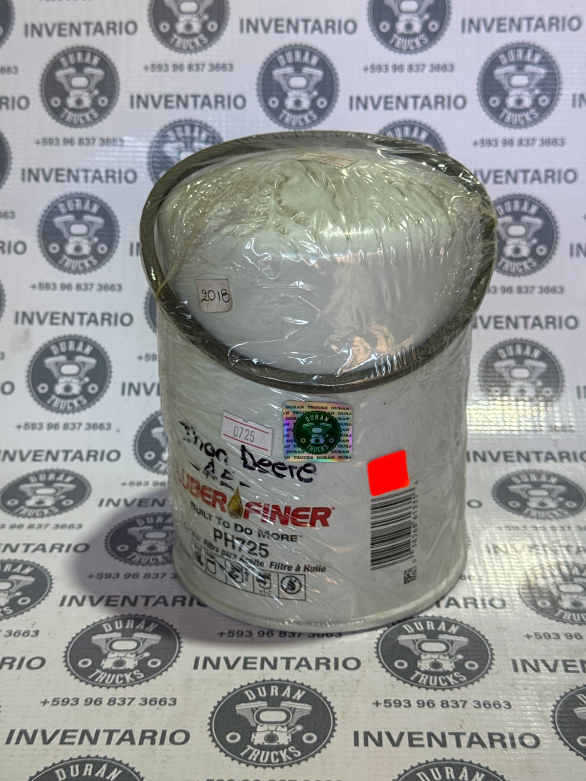 FILTRO DE ACEITE HIDRAULICO CAJA DE COMPACTACION