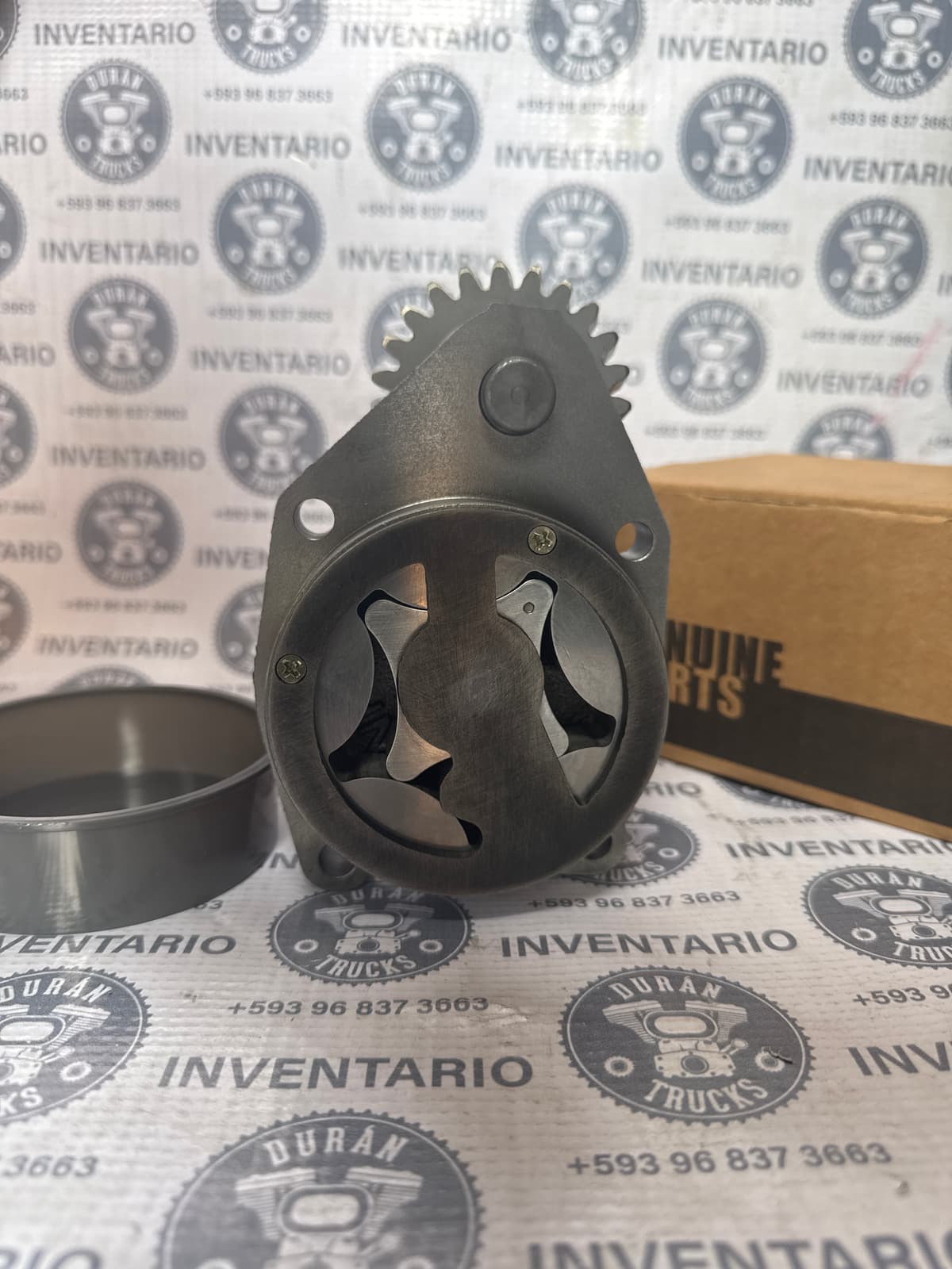 BOMBA DE ACEITE CUMMINS 4BT/6BT PIÑON HELICOIDAL 6BT5.9 20.5 GALON X MINUTO