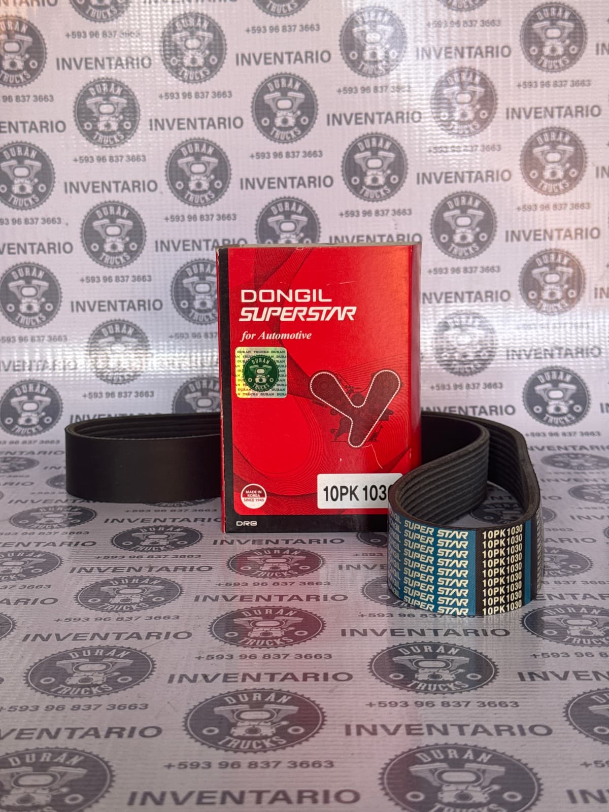 BANDA DE 10 CANALES FOTON MOTOR CUMMINS trabaja con la (8pk1160)