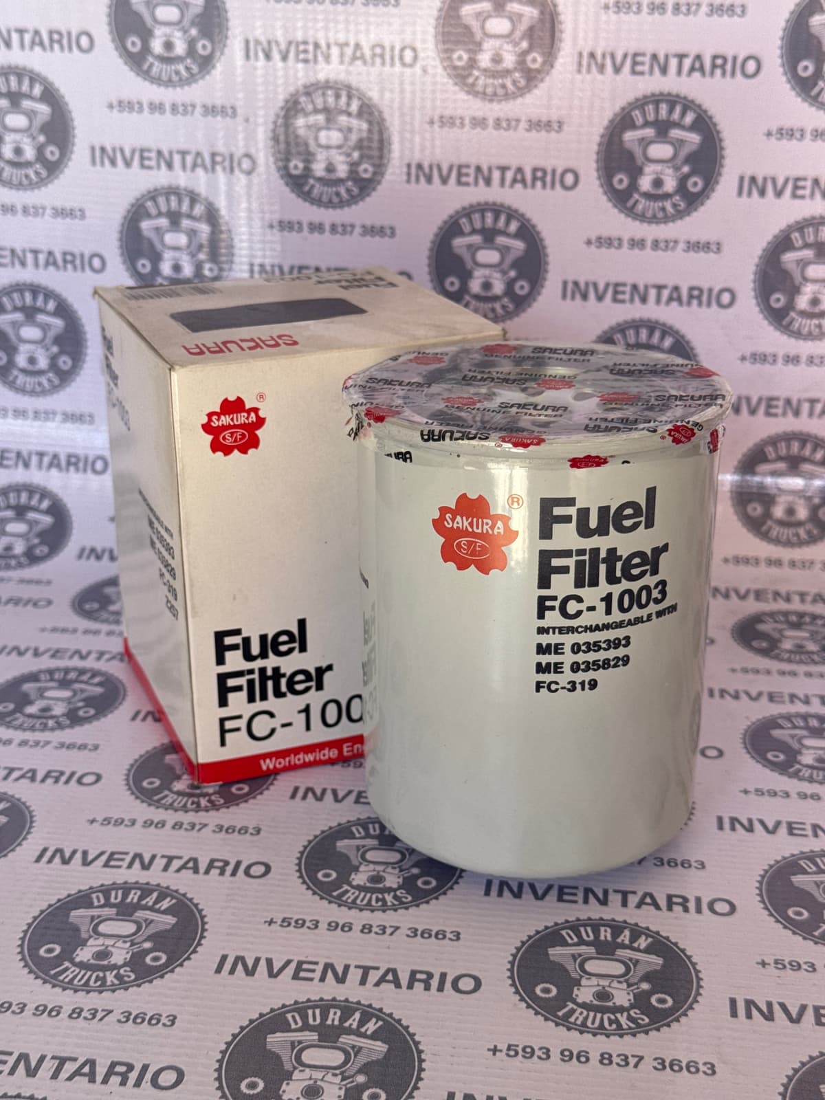 FILTRO DE COMBUSTIBLE CATERPILAR MITSUBISHI KOMATSU