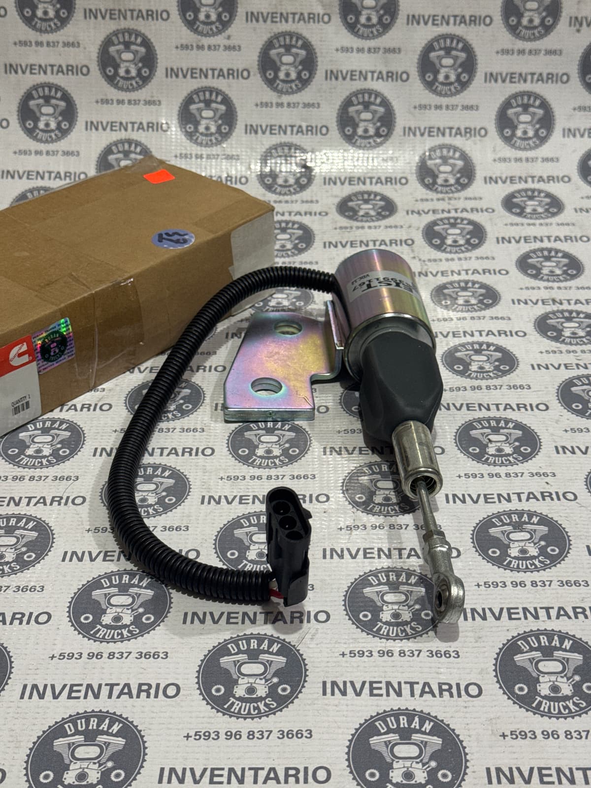 VALVULA SELENOIDE DE APAGADO DE MOTOR 4BT 6BT 12V