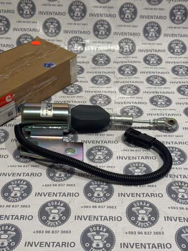 VALVULA SELENOIDE DE APAGADO DE MOTOR 4BT 6BT 24V - foto 2