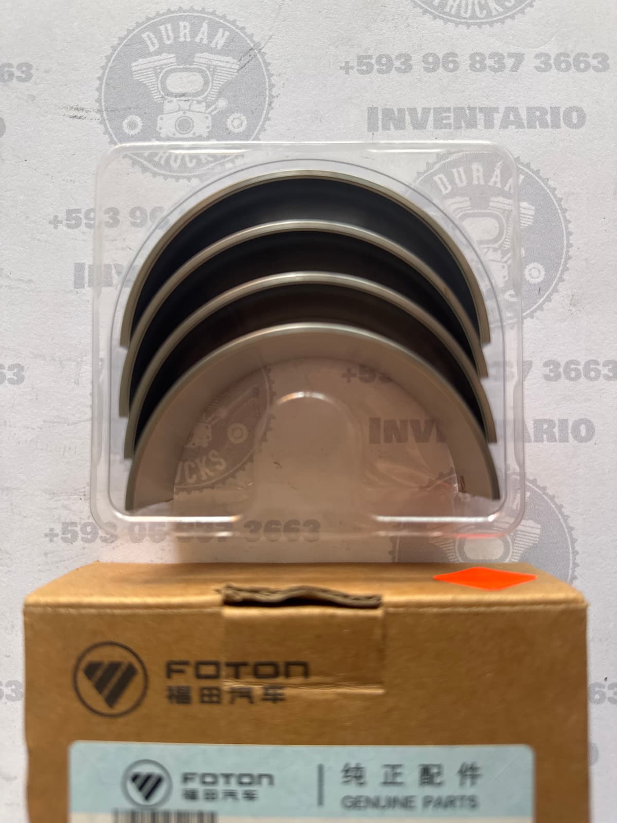 CHAPAS DE BIELA STD CUMMINS ISF 3.8 SUPERIOR