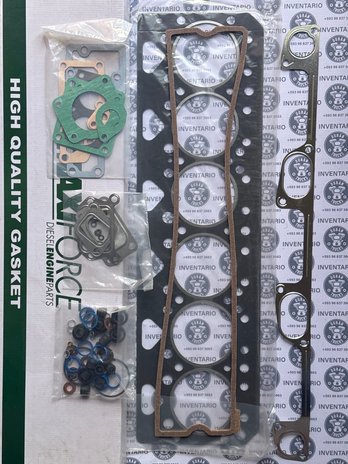 KIT DE EMPAQUES SUPERIOR MOTOR PERKINS 6 CILINDROS EN LINEA