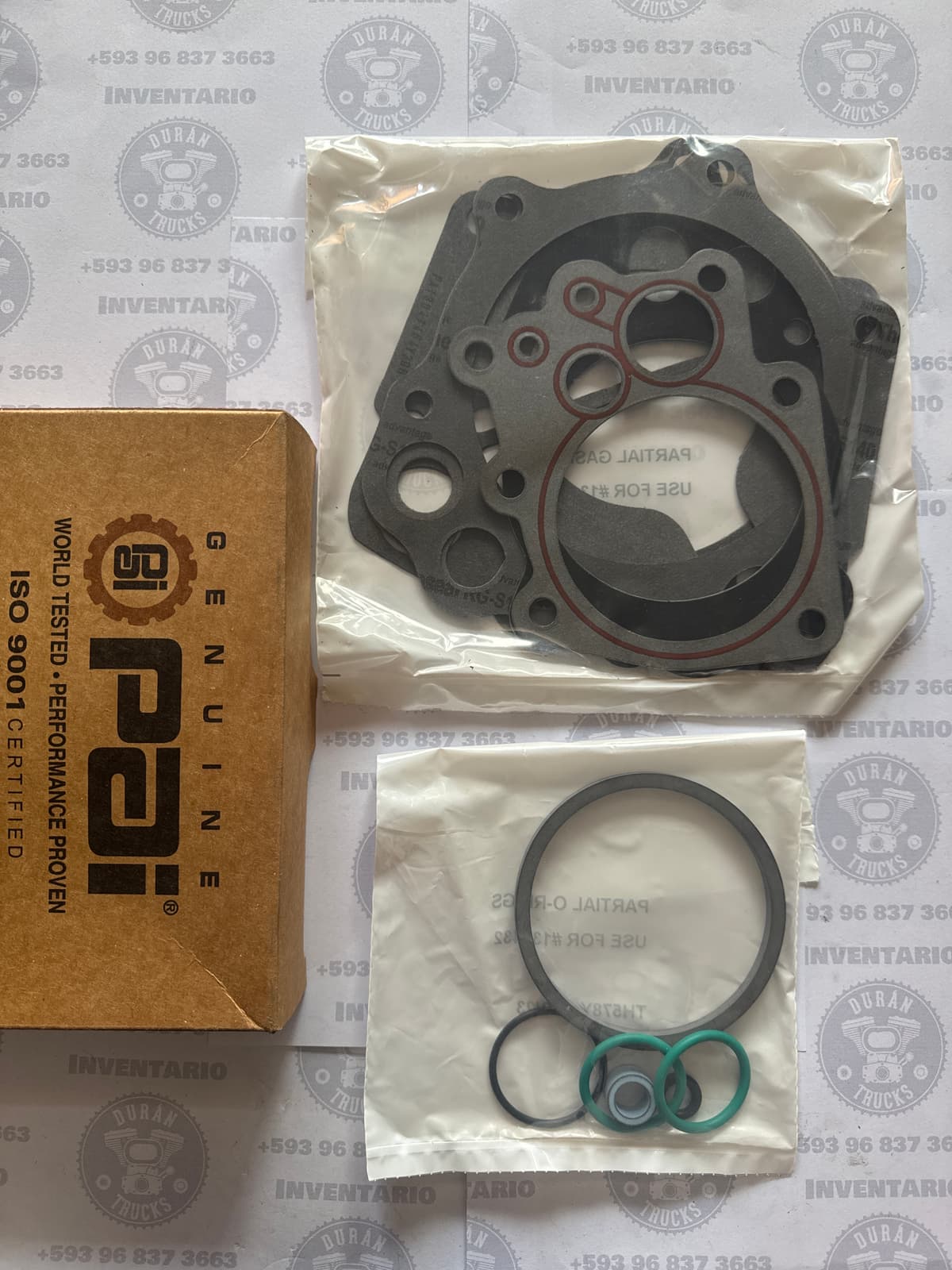 KIT DE EMPAQUES ENFRIADOR DE ACEITE DOBLE FILTRO