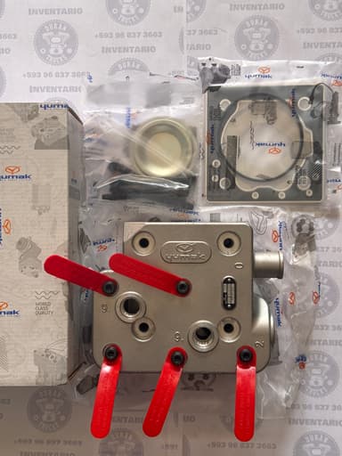 CABEZOTE DE COMPRESOR CUMMINS ISX 85mm (se puede adaptar en motor ISC ISL MACK E7E N14E cambiando lo acoples superiores) - foto 2