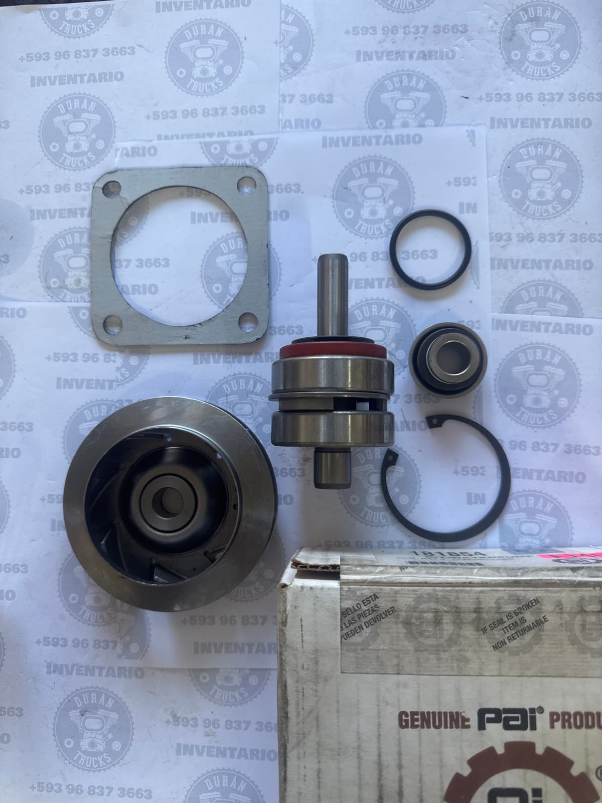 KIT DE REPARACION DE BOMBA DE AGUA CUMINS N14E