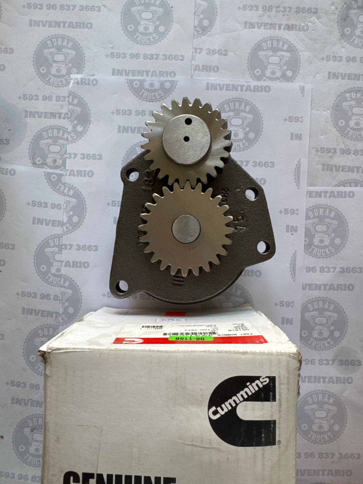 BOMBA DE ACEITE ISC KENWORTH T370 / ISL 23/24 DIENTES