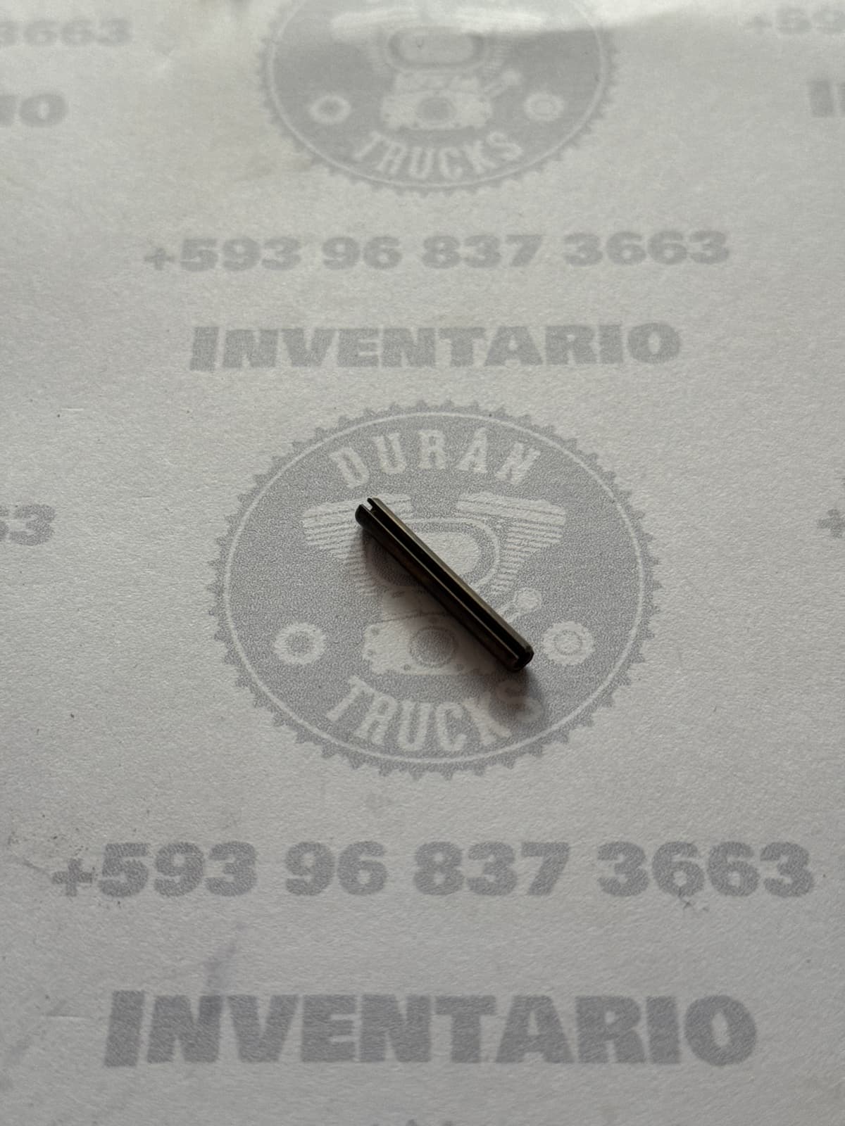 CONTRAPASADOR DE PIN DE VALVULA E INYECTOR NTC