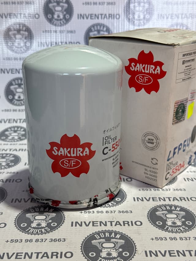 FILTRO DE ACEITE MOTOR INTERNACIONAL ANTIGUO