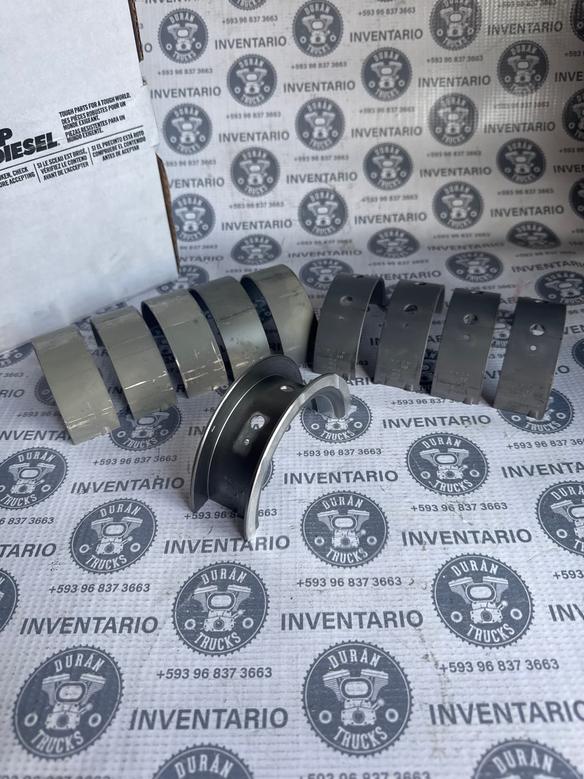 CHAPAS DE BANCADA STD CUMMINS 4BT