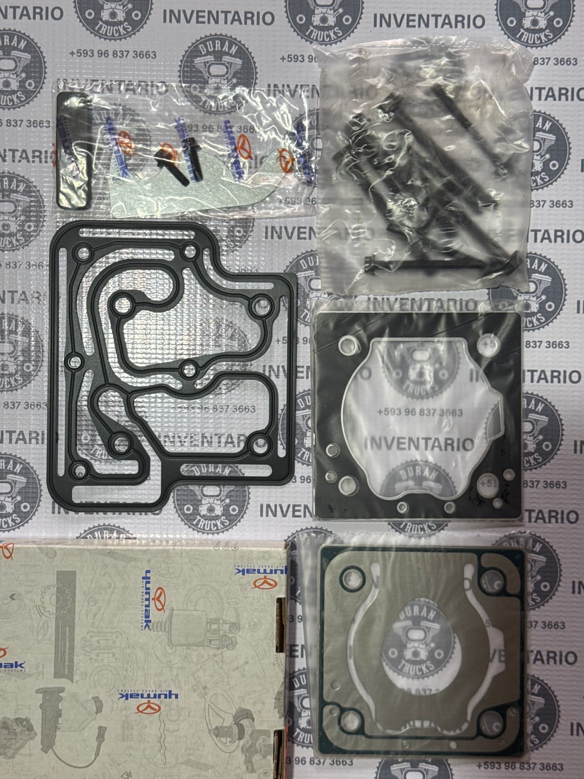 EMPAQUES Y VALVULAS DE CABEZOTE DE COMPRESOR 85mm ISM ISX N14E ISC ISL MACK